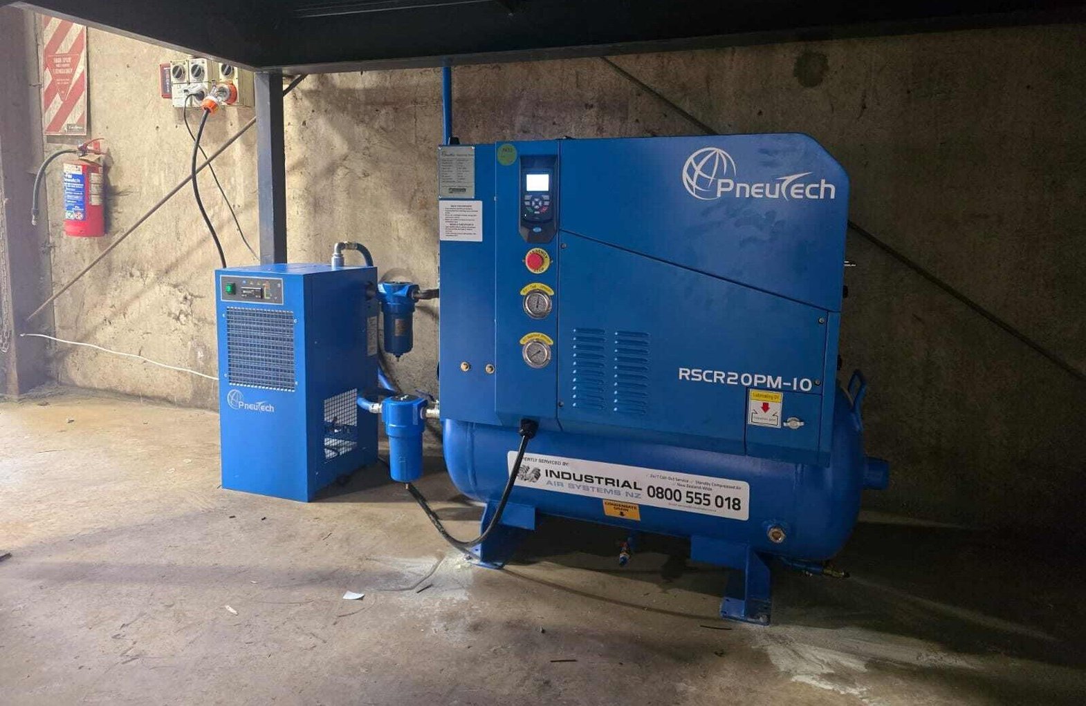 How much does an industrial air compressor installation cost in NZ?